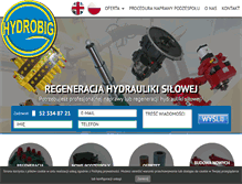 Tablet Screenshot of hydrobig.pl